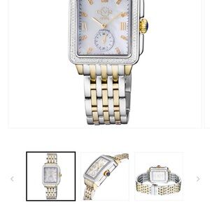 GV2 Women's Two-Tone Silver and Gold Watch